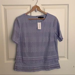 Banana Republic double layer lace top
